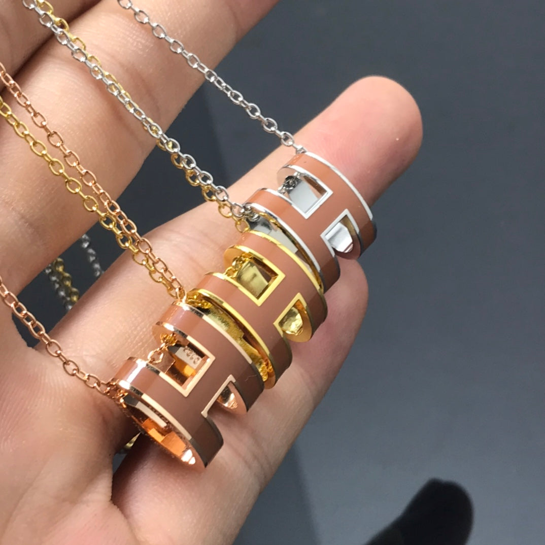 [GALE]H NECKLACE BROWN