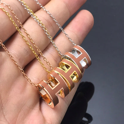 [GALE]H NECKLACE BROWN