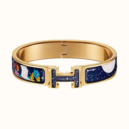 [GALE]H STAR AND MOON BRACELET 12MM