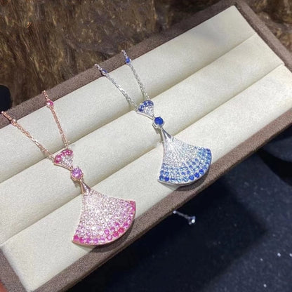 [GALE]DREAM NECKLACE AGATE SILVER DIAMOND