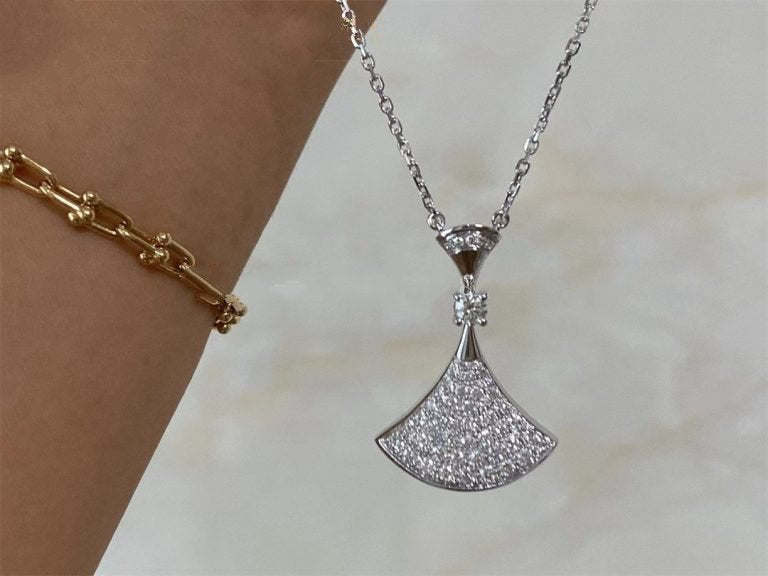 [GALE]DREAM NECKLACE SILVER FULL DIAMOND