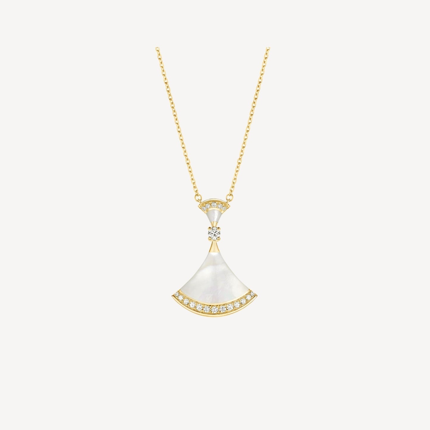 [GALE]DREAM NECKLACE MOP GOLD DIAMOND