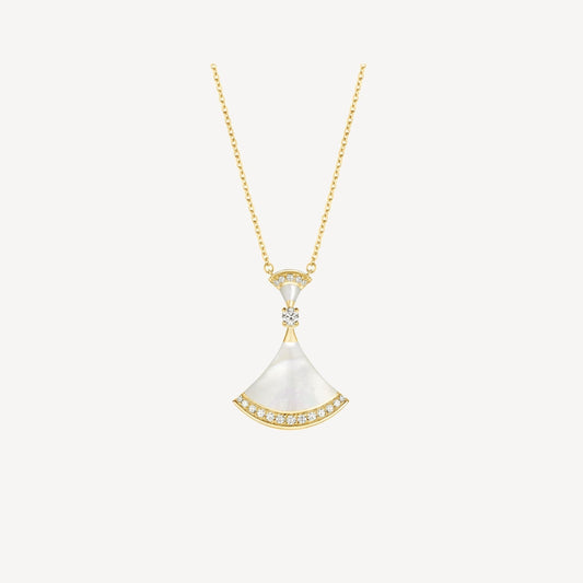 [GALE]DREAM NECKLACE MOP GOLD DIAMOND