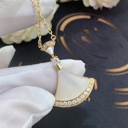 [GALE]DREAM NECKLACE MOP GOLD DIAMOND