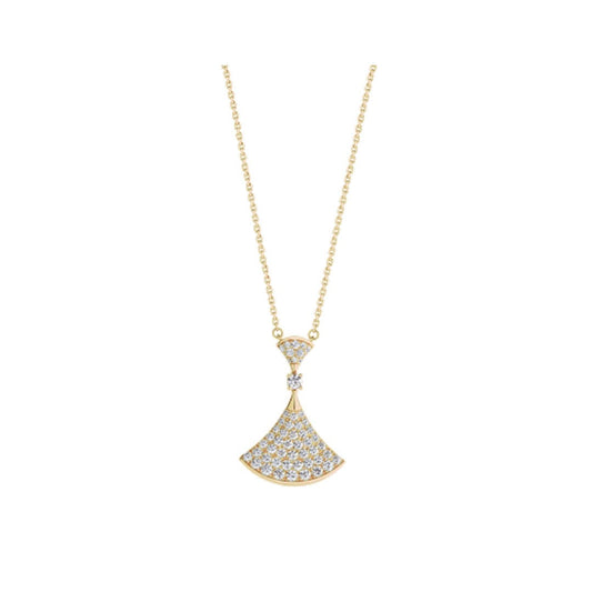 [GALE]DREAM NECKLACE GOLD FULL DIAMOND