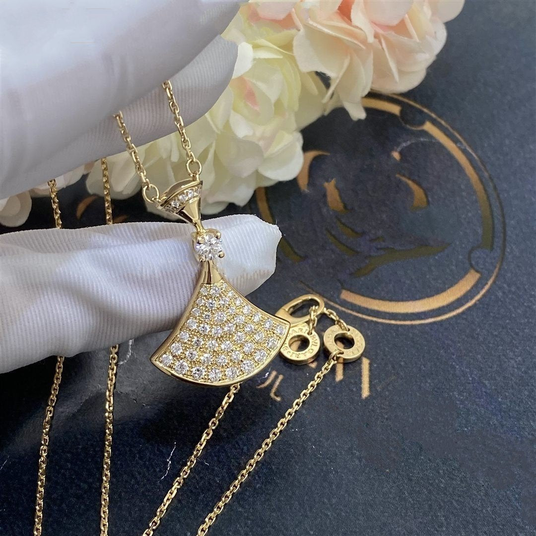 [GALE]DREAM NECKLACE GOLD FULL DIAMOND