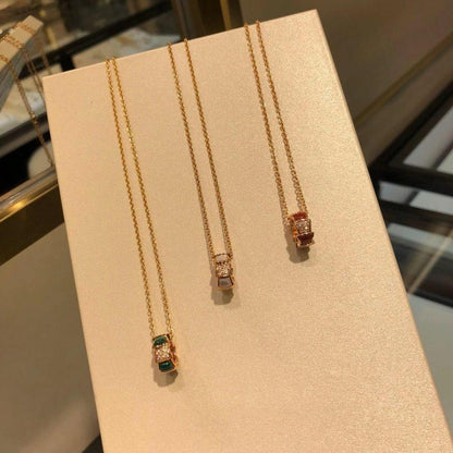 [GALE]SERPENTI PEDANT DIAMOND NECKLACE