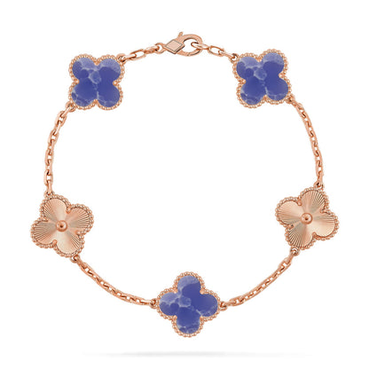 [GALE]CLOVER 5 MOTIF BLUE VEINS BRACELET COLLECTION