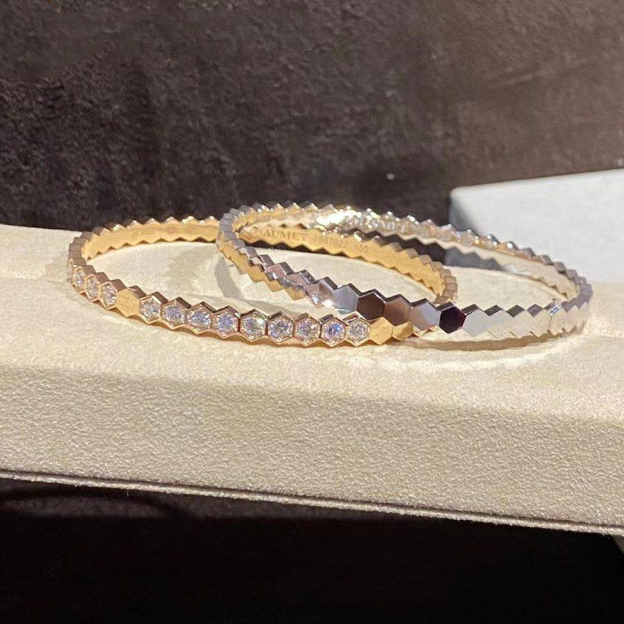 [GALE]BEE LOVE GOLD BRACELET FULL DIAMOND