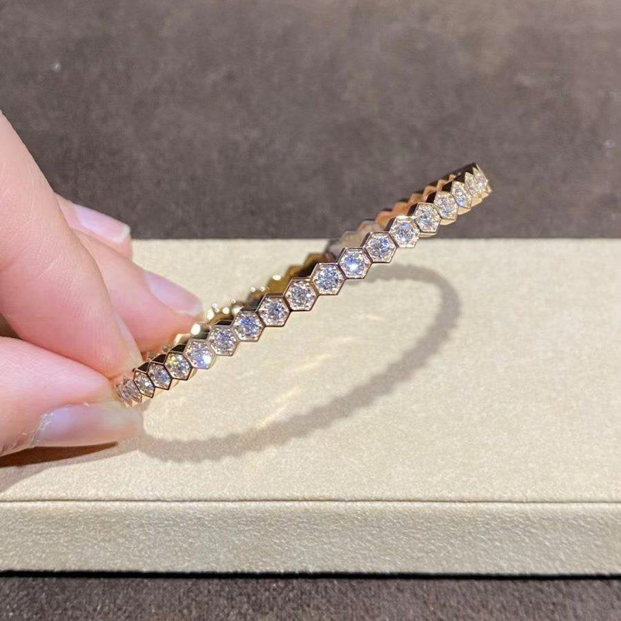 [GALE]BEE LOVE GOLD BRACELET FULL DIAMOND