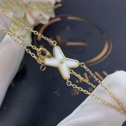 [GALE]JEUX BRACELET WHITE MOP GOLD 1 DIAMOND