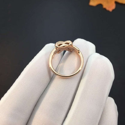 [NOVO]JEUX DE ROSA GOLD-DIAMANT-RING