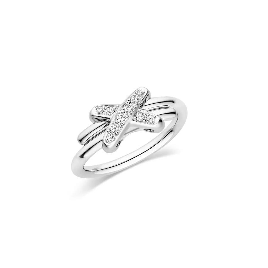 [GALE]JEUX DE SILVER DIAMOND RING