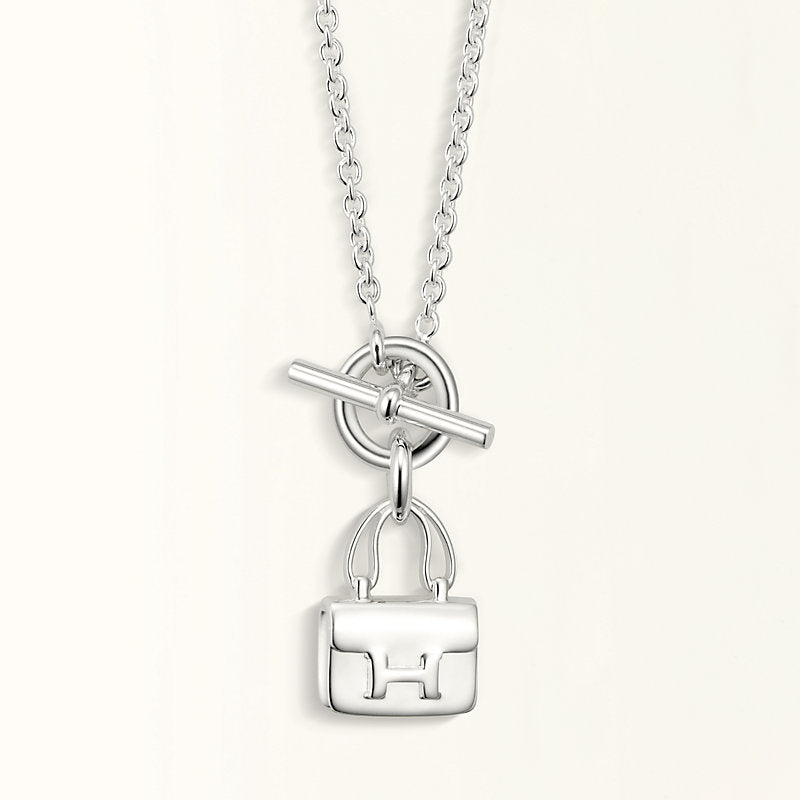 [GALE]POP H PEDANT SILVER NECKLACE