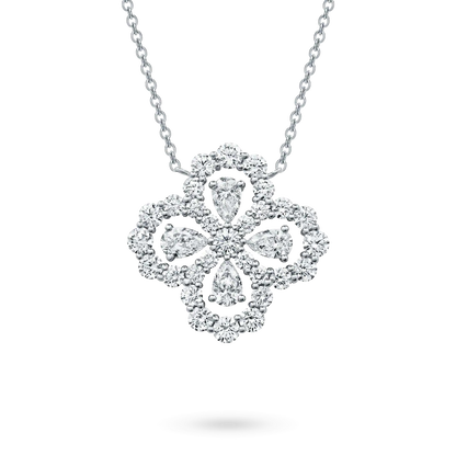[GALE]LOOP NECKLACE FULL MOTIF DIAMOND 16MM MULTIPLE COLORS
