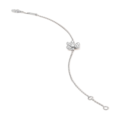 [GALE]FRIVOLE SILVER FLOWER DIAMOND BRACELET