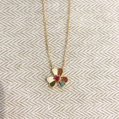 [GALE]FRIVOLE GOLD FLOWER NECKLACE