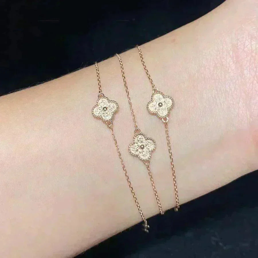 [GALE]CLOVER SINGLE FLOWER BRACELET