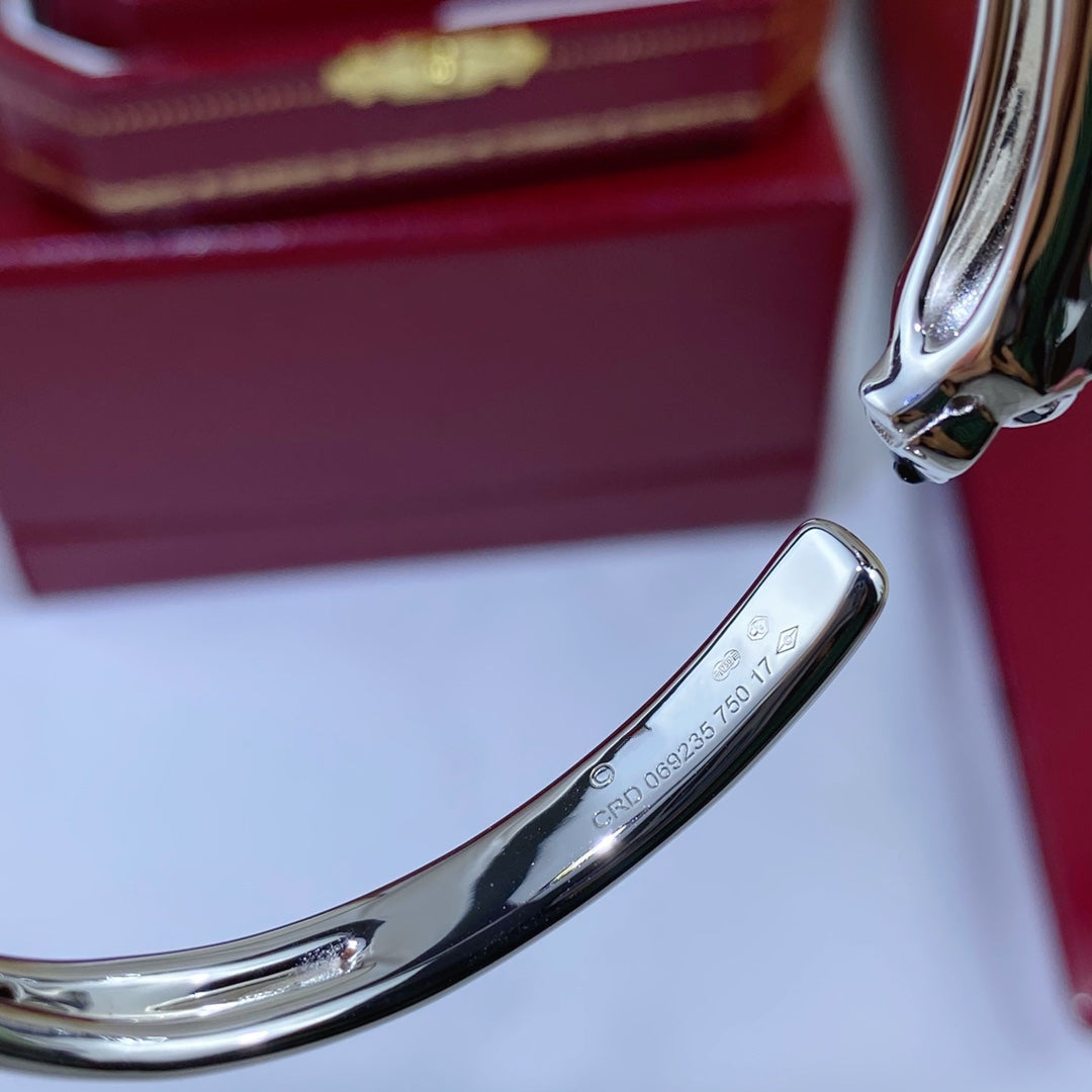 [GALE]PANTHERE SILVER OPEN BRACELET