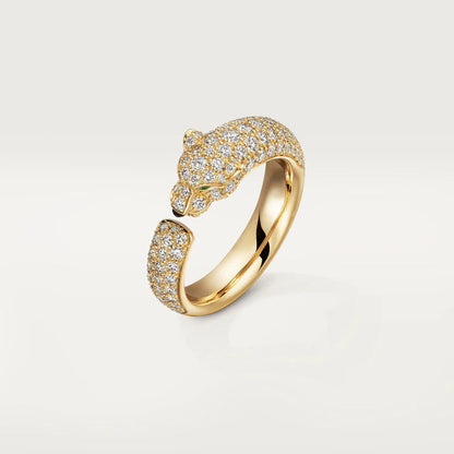 [GALE]PANTHERE PINK GOLD DIAMOND RING